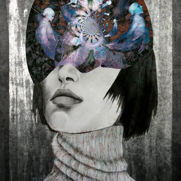 Obra digital Calu Project de los artista Lucia Cáceres Alves ilustradora y Carlos Cáceres Fotógrafo ©