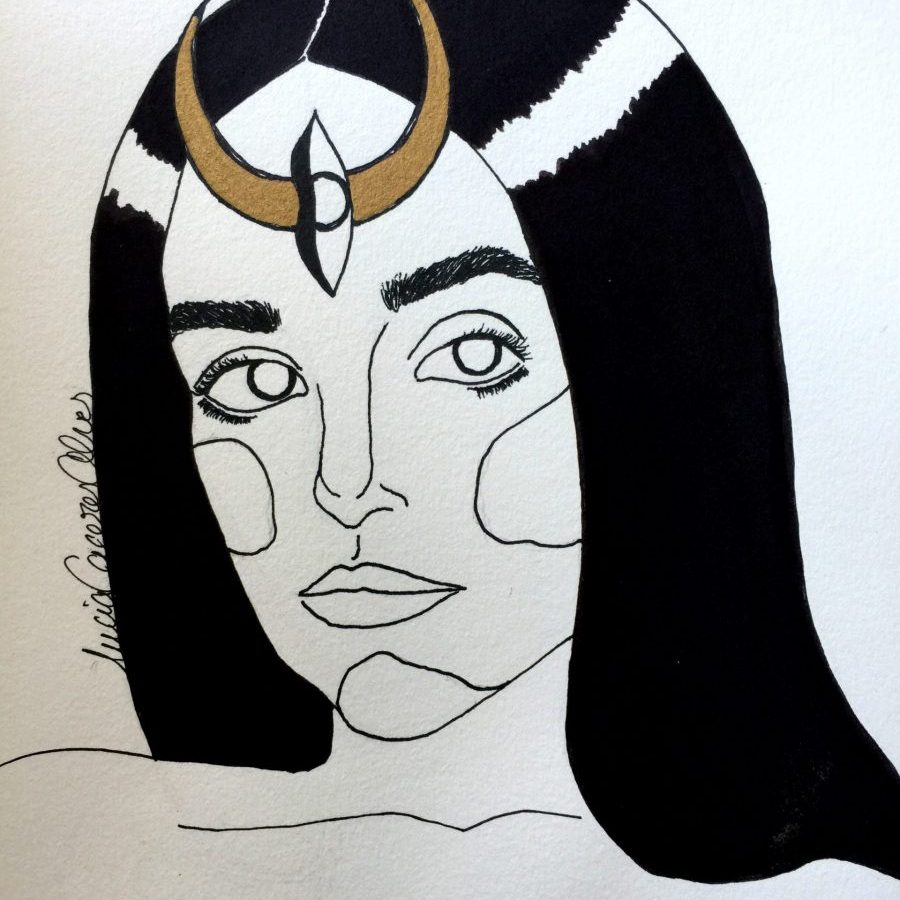 Obra de la artista Lucia caceres Alves ilustradora. ©