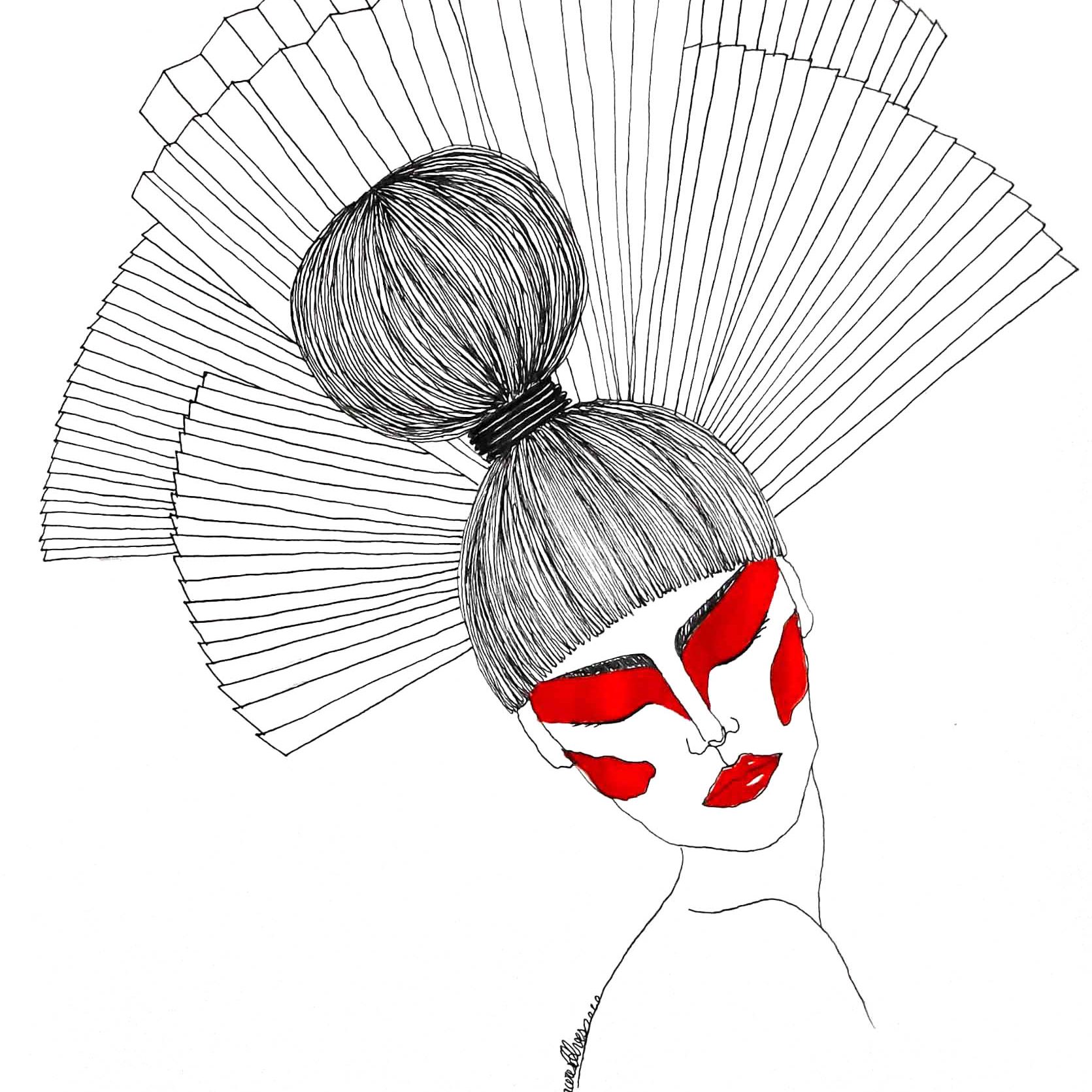 Obra de la artista Lucia caceres Alves ilustradora. ©