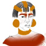 Obra digital de la artista Lucia caceres Alves ilustradora. ©