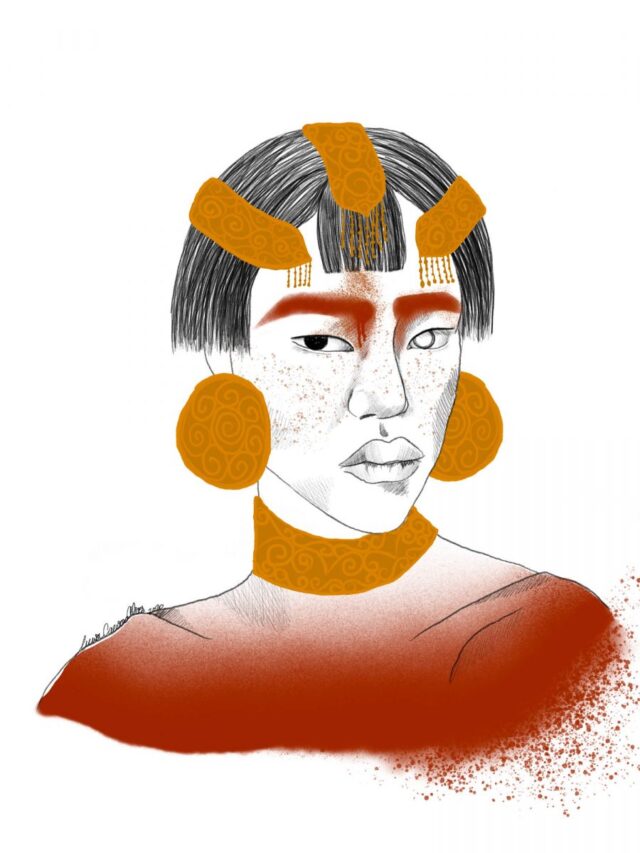 Obra digital de la artista Lucia caceres Alves ilustradora. ©