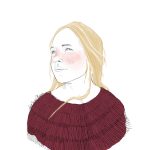 Obra digital de la artista Lucia caceres Alves ilustradora. ©